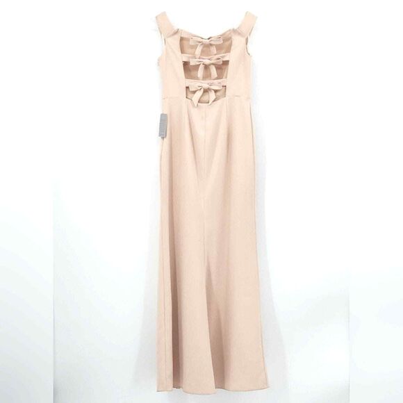 Dessy Collection by Vivian Diamond Cameo Bridesmaid Dress Style 3040 Womens 6 - Picture 4 of 15